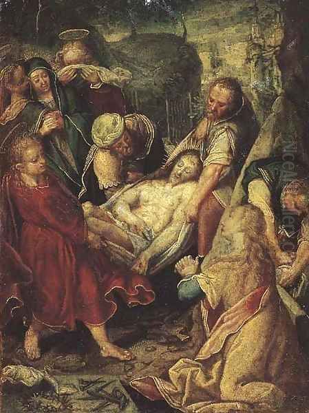 The Entombment 2 Oil Painting by Federico Fiori Barocci