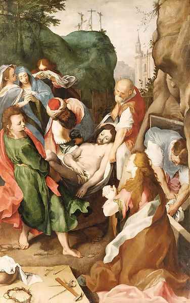 The Entombment 3 Oil Painting by Federico Fiori Barocci