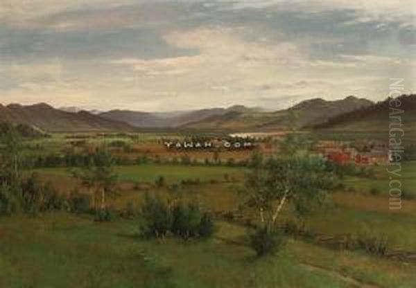 Fra Oylodalen Oil Painting by Herman Wedel-Anker