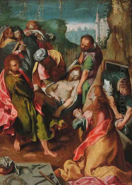 The Entombment Oil Painting by Federico Fiori Barocci