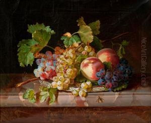 Still Life Withfruit Oil Painting by Sebastian Wegmayr