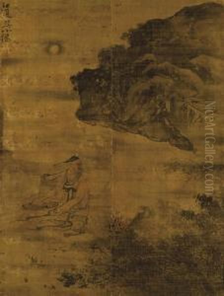 Hanging Scroll Oil Painting by Wu Wei