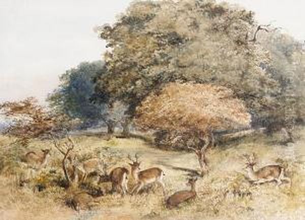 Richmond Park, Surrey by Charles Henry Weigall