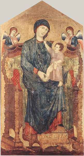 Maesta 1280s Oil Painting by Duccio Di Buoninsegna