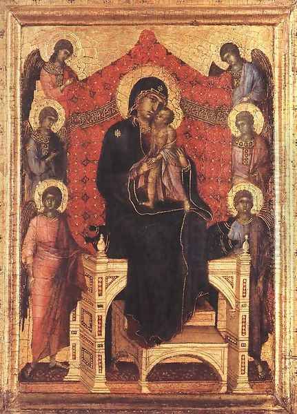 Maesta 1288-1300 Oil Painting by Duccio Di Buoninsegna