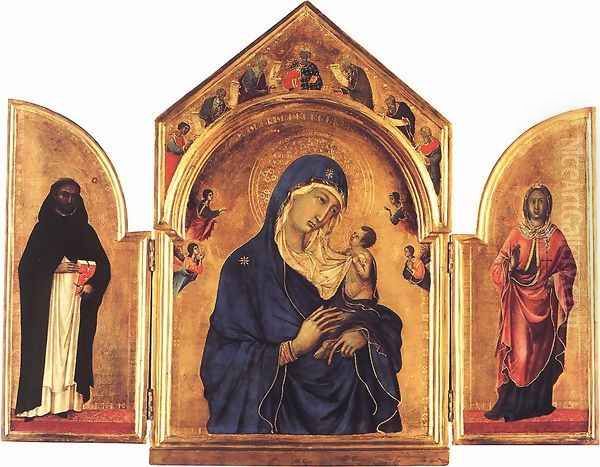 Triptych 1300-05 by Duccio Di Buoninsegna