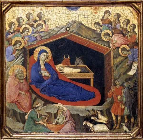 Nativity 1308-11 Oil Painting by Duccio Di Buoninsegna