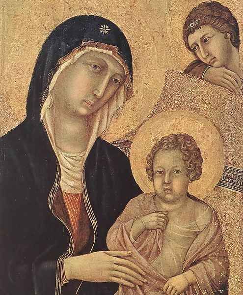 Maesta (detail 9) 1308-11 Oil Painting by Duccio Di Buoninsegna