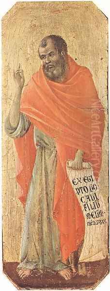 Hosea 1308-11 Oil Painting by Duccio Di Buoninsegna