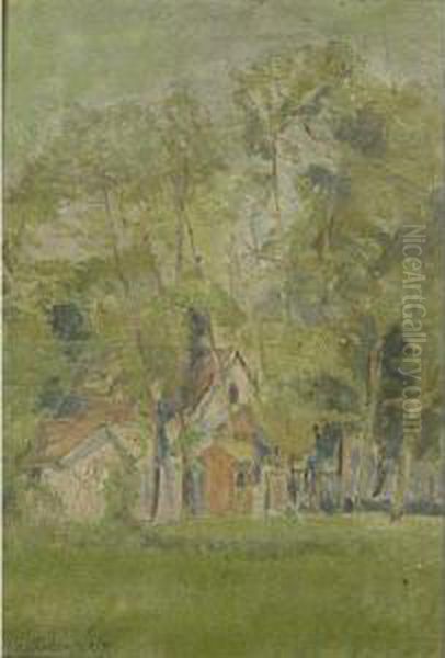 Untitled Oil Painting by Julian Alden Weir