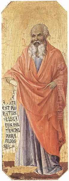 Jeremiah 1308-11 Oil Painting by Duccio Di Buoninsegna