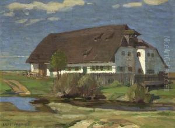 Bauernhof Oil Painting by Robert Weise