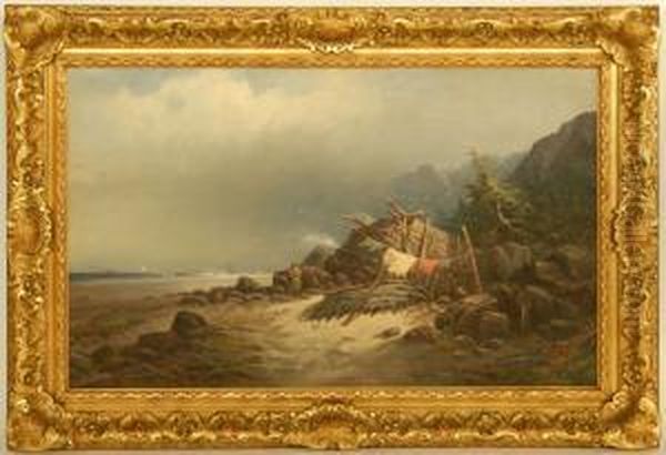 Shipwrecked Oil Painting by William H. Weisman