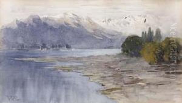 Sul Lago Oil Painting by Renzo Weiss