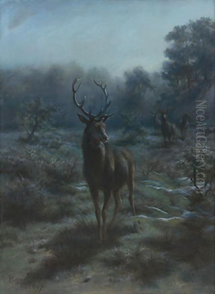 King of the forest 1897 Oil Painting by Rosa Bonheur