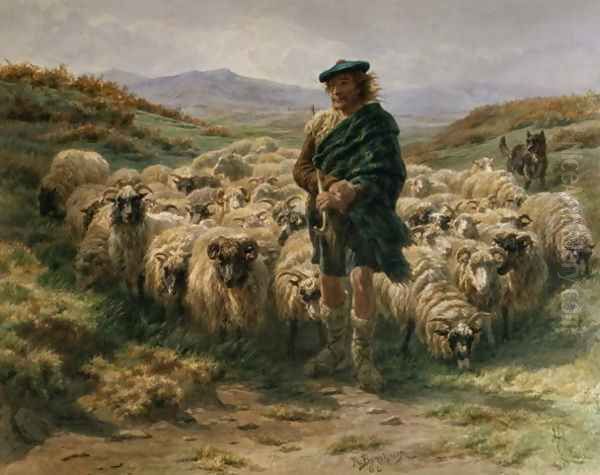 The Highland Shepherd 1859 Oil Painting by Rosa Bonheur