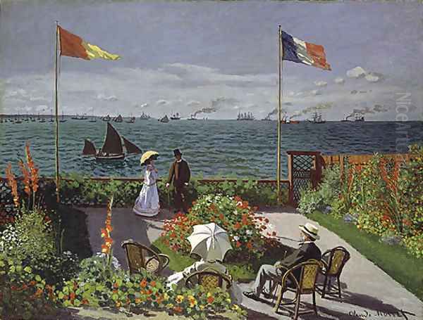 Garden at Sainte Adresse 1867 Oil Painting by Rosa Bonheur