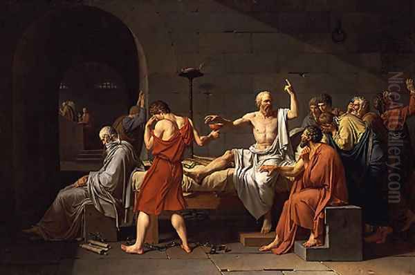 The Death of Socrates 1787 Oil Painting by Rosa Bonheur