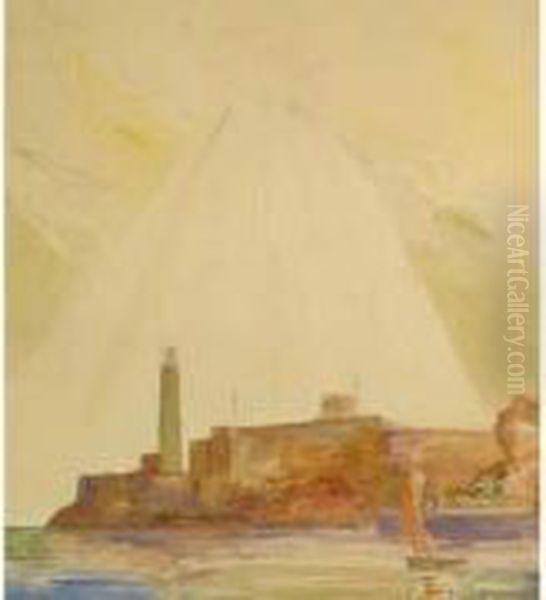 Phare Oil Painting by Horace Devitt Welsh