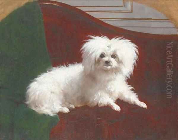 A maltese Oil Painting by Rosa Bonheur