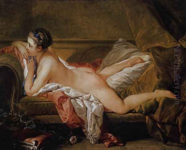 Blond Odalisque (L'Odalisque Blonde) 1752 Oil Painting by Francois Boucher