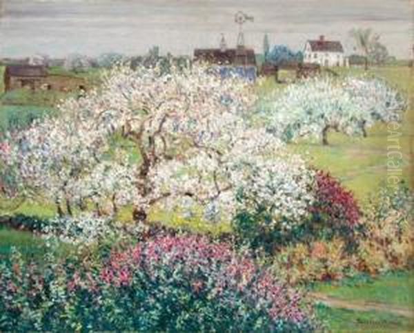 Spring Oil Painting by Theodore Wendel