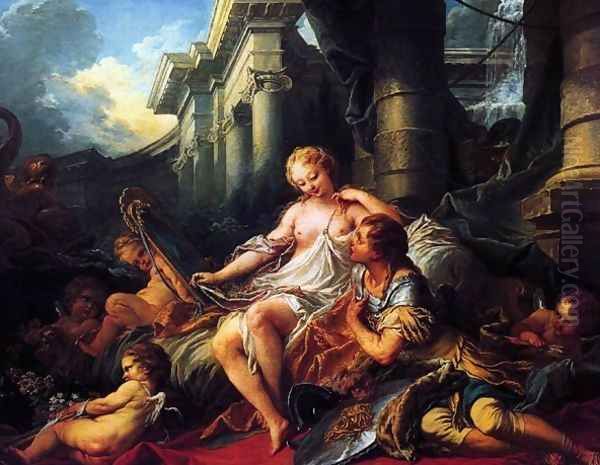 Rinaldo and Armida 1734 Oil Painting by Francois Boucher