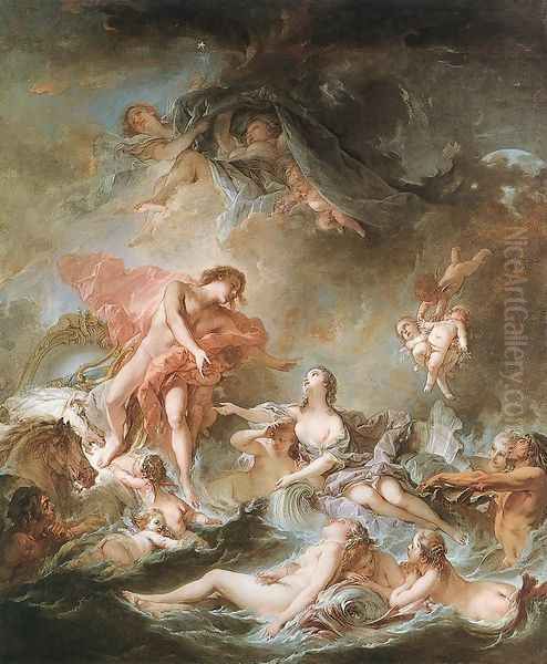 The Setting of the Sun 1752 Oil Painting by Francois Boucher