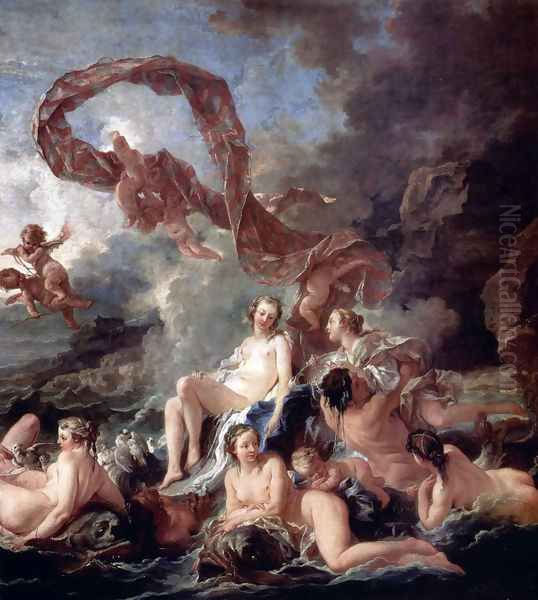 The Triumph of Venus Oil Painting by Francois Boucher