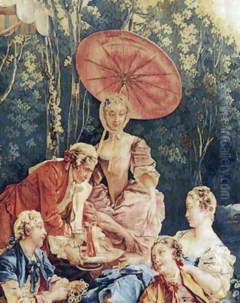 Chine style 7 Oil Painting by Francois Boucher