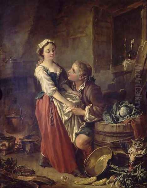 The beautiful cooker Oil Painting by Francois Boucher