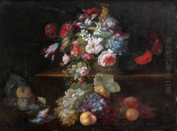 Nature Morte Oil Painting by Franz Werner Tamm