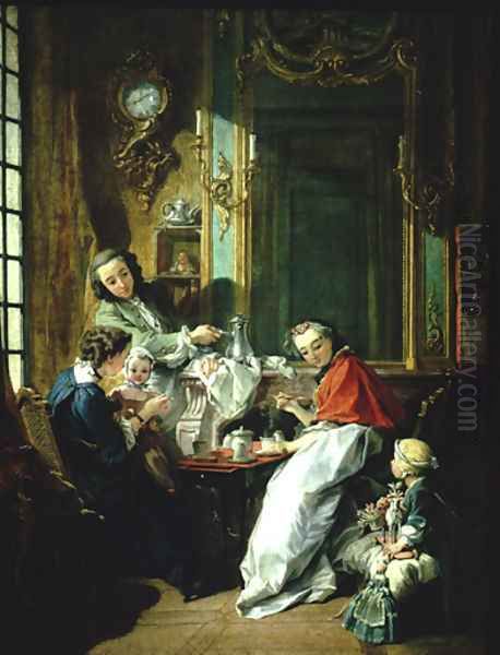 The lunch Oil Painting by Francois Boucher