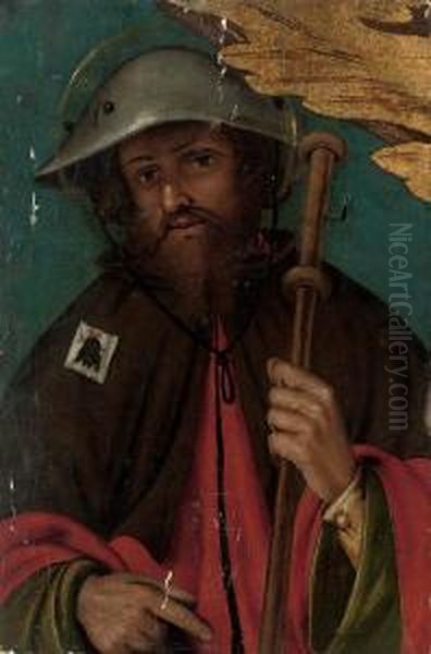 Saint Roch: A Fragment Oil Painting by Hans Wertinger