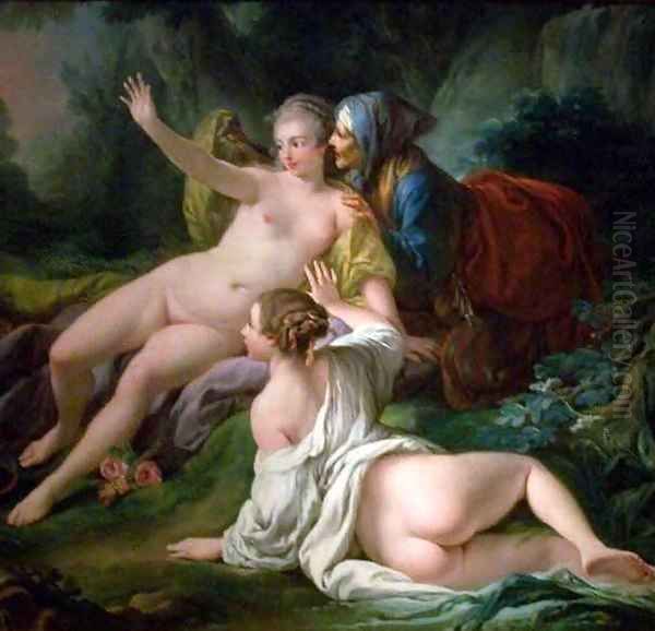 Vertumnus and Pomona Oil Painting by Francois Boucher