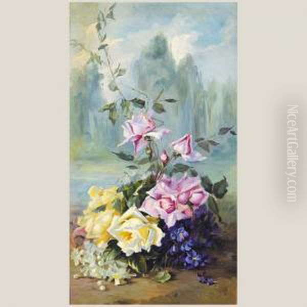 Rosal Oil Painting by Manuel Wessel De Guimbarda