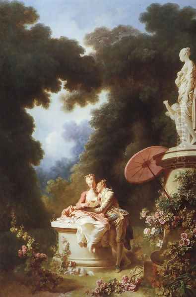 Love Letters Oil Painting by Francois Boucher