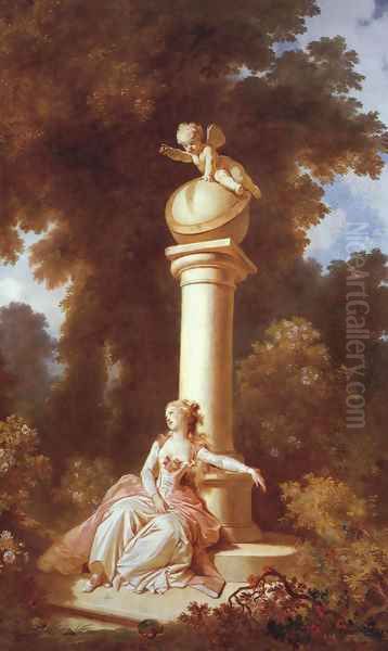 Reverie Oil Painting by Francois Boucher