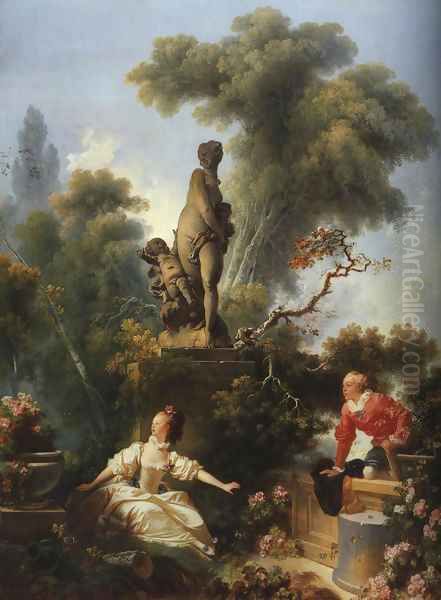 The Meeting Oil Painting by Francois Boucher