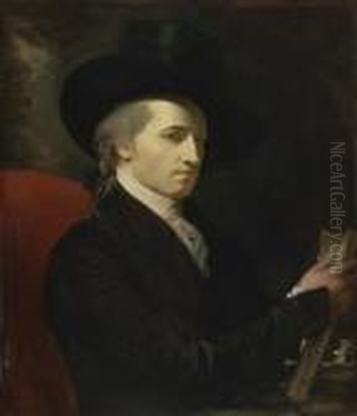 Self-portrait Of The Artist Oil Painting by Benjamin West