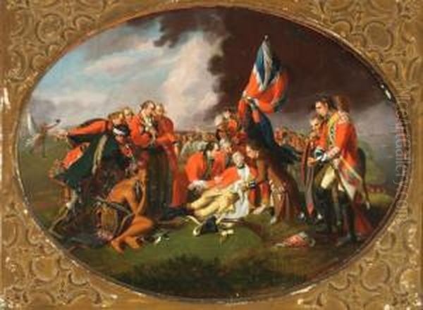 The Death Of General Wolfe Oil Painting by Benjamin West