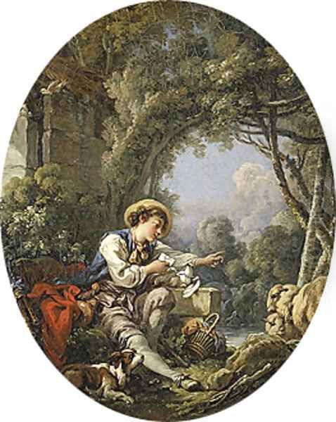 The Dispatch of the Messenger 1765 Oil Painting by Francois Boucher