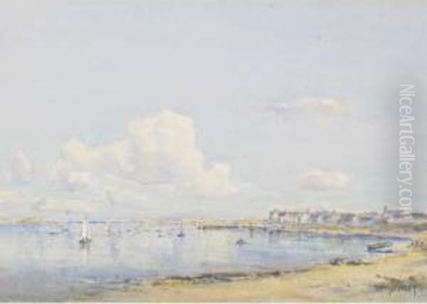 The Findhorn Estuary, Morayshire Oil Painting by David West