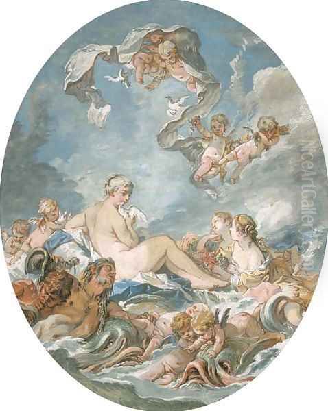 The Birth and Triumph of Venus Oil Painting by Francois Boucher