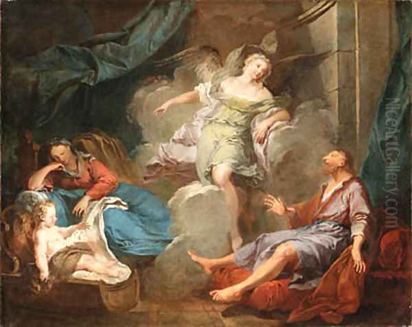 The Dream of Saint Joseph Oil Painting by Francois Boucher