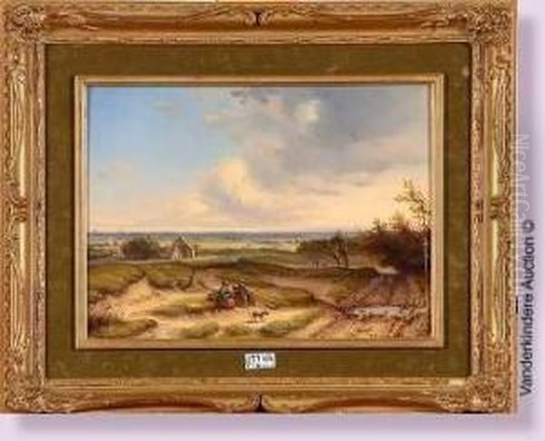 Paysage Anime Oil Painting by George Pieter Westenberg