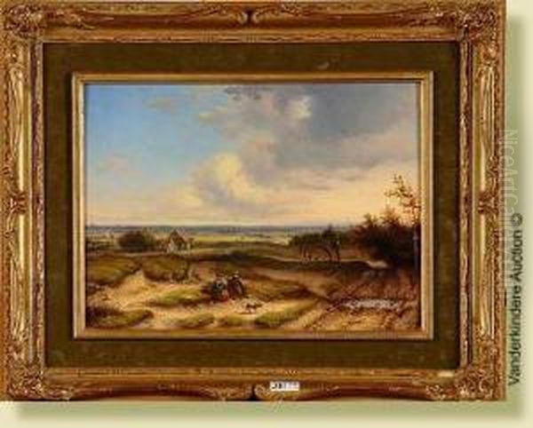 Paysage Anime Oil Painting by George Pieter Westenberg