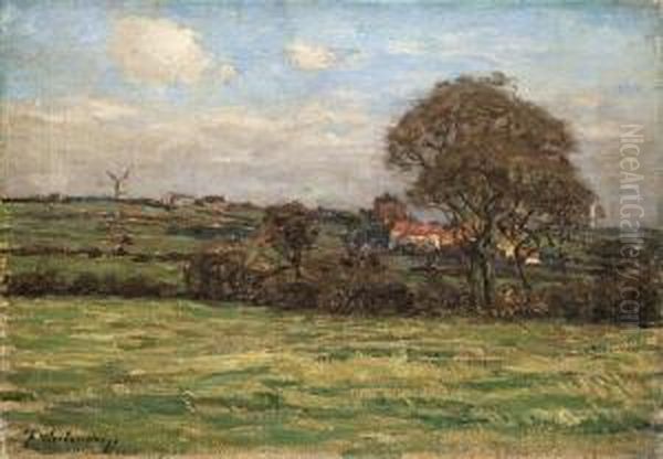 Landschaft In Zeeland Oil Painting by Fritz Westendorp