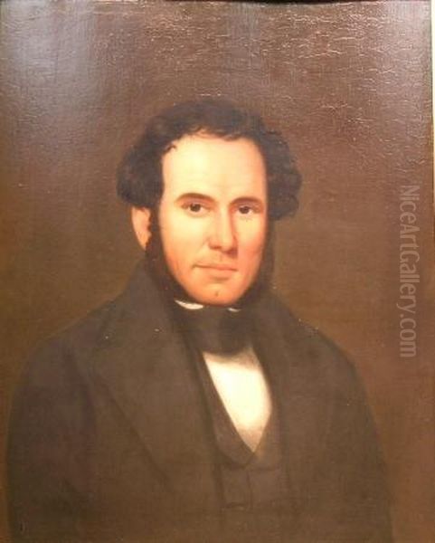 Portrait Of Mr. Bradshaw Oil Painting by Asa Weston Twitchell