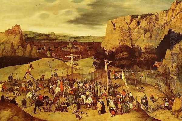 Calvary Oil Painting by Pieter The Younger Brueghel